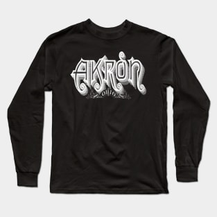 Vintage Akron, OH Long Sleeve T-Shirt